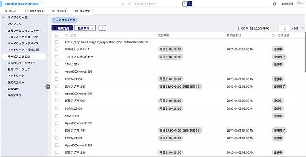 ライブラリ（データベース構築）