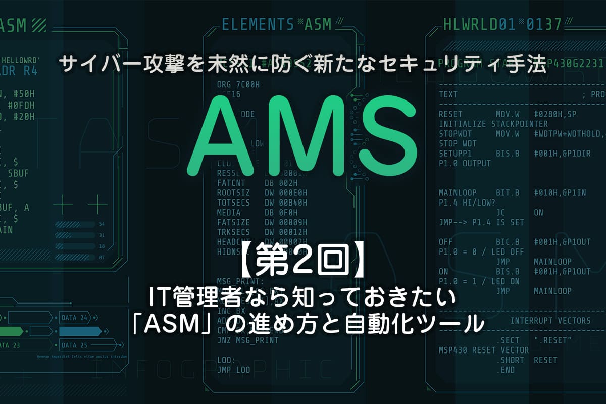 IT管理者なら知っておきたい「ASM」の進め方と自動化ツール